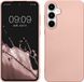 kwmobile hoesje geschikt voor Samsung Galaxy A55 5G - Back cover in metallic roségoud