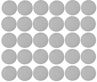 30x Zelfklevende Schroef Afdekkingen - 20mm - Zilvergrijs