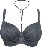 SugarShape Schalen-Bikini-Top VALENCIA GLAM Demi-Bikini Zilver Lurex 80D