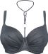 SugarShape Schalen-Bikini-Top VALENCIA GLAM Demi-Bikini Zilver Lurex 80D