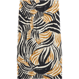 s.Oliver - Gestructureerde midirok met split en elastische tailleband