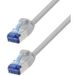 LogiLink CP5092S RJ45 Patchkabel CAT 6a S/FTP 10,00 m Grau Flammwidrig, Halogenfrei 1 St.