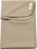 Meyco Baby Jacquard Wiegdeken - Taupe - 75x100cm - 0.5 TOG