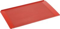 APS-Germany Bakplaat voor Oven - Professionele Bakplaten - Bakblik GN 1/1 - Aluminium met Rode Siliconen Coating