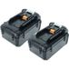 Vhbw - 2x Batterie Compatible Avec Makita Uh550dz, Uh550dwb, Uh650dwb, Uh650 Outil Électrique (3000 mAh, Li-ion, 36 V)
