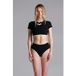 Arena Wo Contrast Beach Top Noir-blanc cassé Taille : L