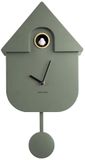 Karlsson Modern Cuckoo Wandklok - Jungle Groen - 30 cm