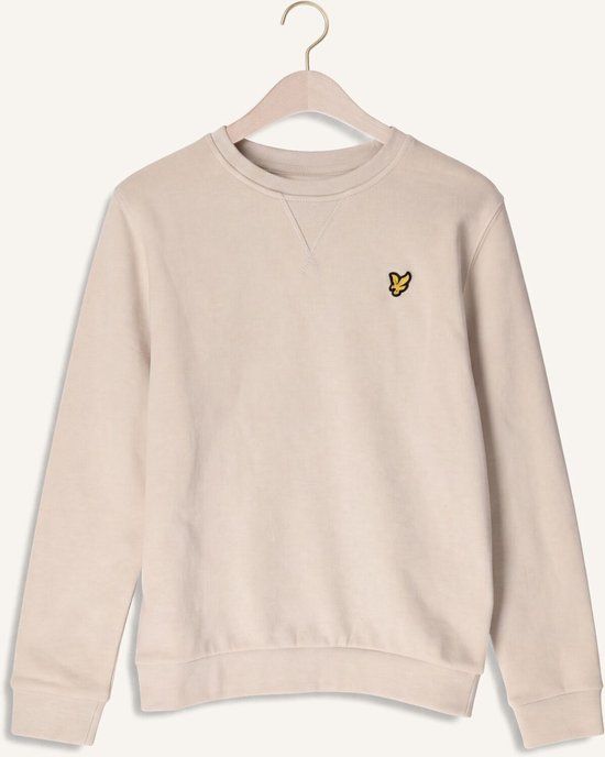 Lyle & Scott Crew Neck Sweatshirt Truien & Vesten Jongens - Sweater - Hoodie - Vest- Beige - Maat 164/170