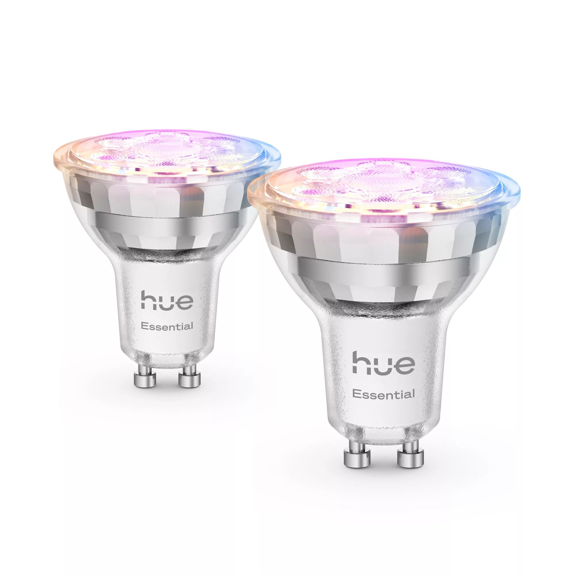 Philips Hue Essential GU10 Smart Spotlight - White and Color Ambiance - 2-Pack