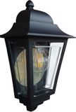 Elstead Lighting Lampe murale d'extérieur LED Deco Lane | 1X E27 Max 60W | IP44 | Dimmable | Noir
