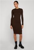 Urban Classics Rib Kokerjurk Bruin 5XL