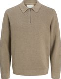 JACK&JONES JPRBLAMILANO STITCH KNIT ZIP POLO SN Heren Polo