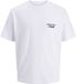 JACK&JONES JORNORREBRO TYPO TEE SS CREW NECK NOOS T-shirt Blanc XL