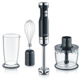 Merkloos Staafmixer - 800 W - Roestvrij staal - Turbo