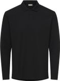 ONLY & SONS - ONSBEN REG LS STRUCT POLO Heren polo Zwart XL