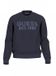 Guess Beau Sweatshirt Lange mouw Ronde hals Katoen Slim blauw XL Logo Herfst/Winter 2024 Mannen Volwassenen