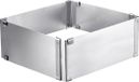 Westmark Bakframe, Verstelbaar: 15,5 - 28 cm, Extra Hoog: 8 cm, Roestvrij Staal, Zilver