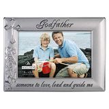 Malden International Designs Petvader met Kruis Fotolijst, 4x6, Zilver