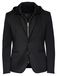 Ombre Ombre Blazer - Regular Fit - Lange Mouw - Drukknopen Zwart S