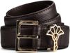 Joop! Riem Leder - Dames - 100 cm - d`brown