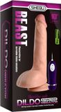 SHEQU Realistic Vibe Remote Control Beast 24.5 cm