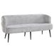 Banquette de salle à manger Quinn 180cm gris chenille banquette de salle à manger