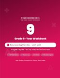 YourHomeschool Grade 9 Year Workbook: All Four Subjects — Math, Reading & Language Arts, Science, and Social Studies — with QR-Linked Video Lessons in English and Spanish