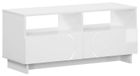 Support TV 90 x 34,5 x 40 cm Laqué Blanc Bois modifié