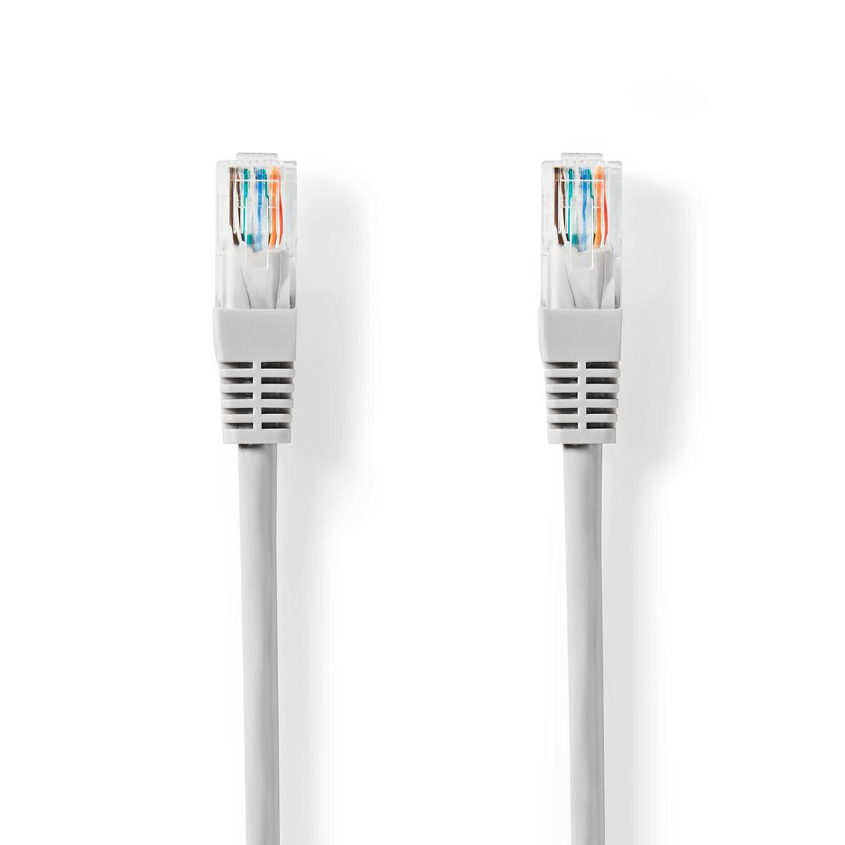 Nedis CCGT85100GY10 Netwerkkabel Grijs 1 m Cat5e U/UTP