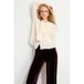 Mango velours flared broek - donkerrood