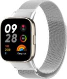 By Qubix Qubix Milanese Bandje Zilver Geschikt voor Xiaomi Redmi Watch 3