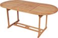 Maison Exclusive - Table de jardin 180x90x75 cm, en bois massif teck