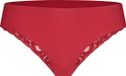 Ten Cate Secrets Brazilian Slip met Kant Rood Dames Maat XL