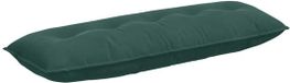 vidaXL Coussin de dossier Vert foncé 140 x 50 cm Tissu côtelé