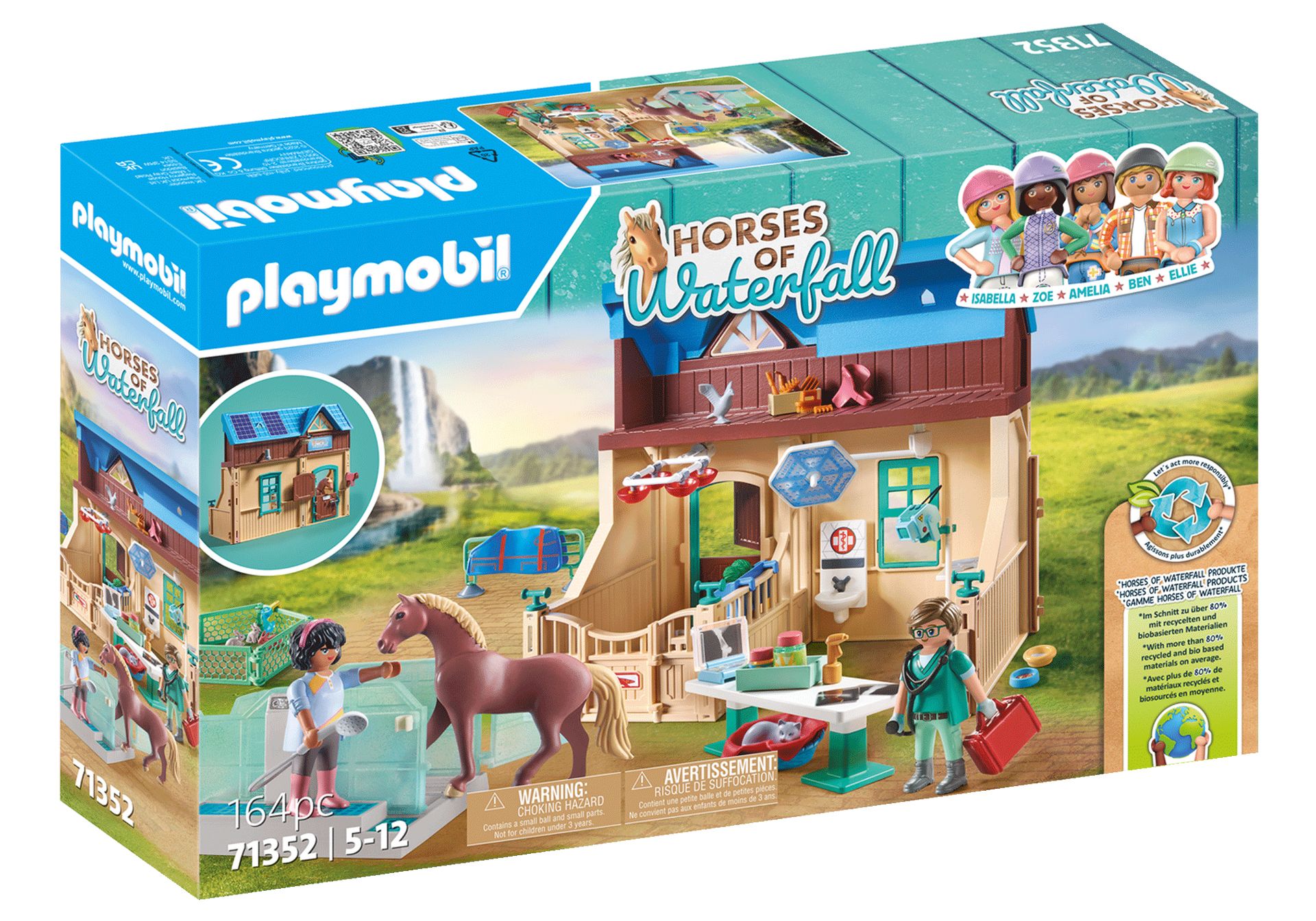PLAYMOBIL 71352 Horses of Waterfall Paardrijtherapie & dierenartsenpraktijk - Farm - 5-12 years