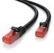 CSL Netzwerkkabel, CAT 6, Patchkabel, 7,5 Meter, Schwarz