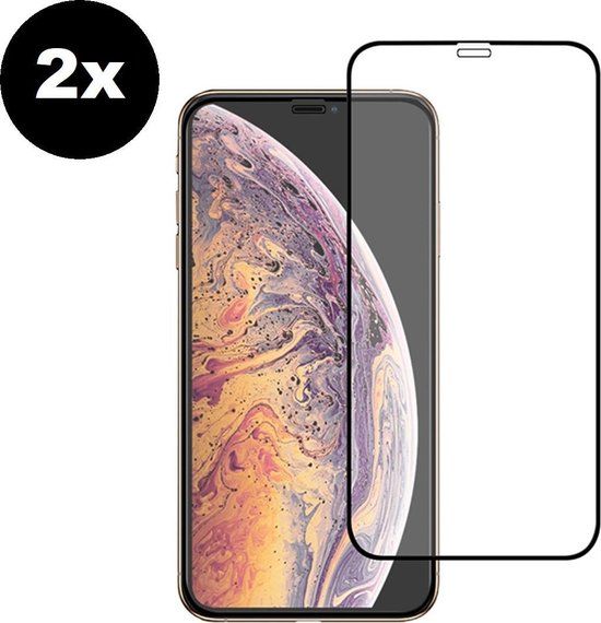 Screenprotector voor iPhone Xs - Glas - 2 stuks