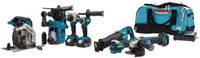 Makita DLX7020TX1 Accu Combiset 7-delig 18V 5.0Ah in Tas