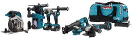 Makita DLX7020TX1 Accu Combiset 7-delig 18V 5.0Ah in Tas