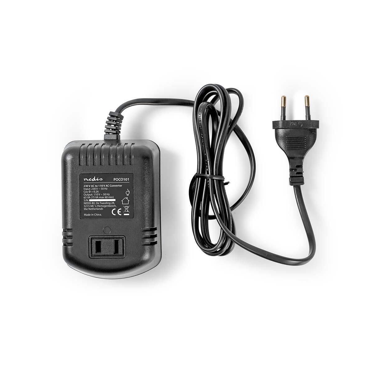 Nedis POCO101 Power Inverter 75W - Black
