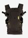 Infantino Flip Luxe porte-bébé 4-en-1 ergonomique, tissu chevron premium, soutien lombaire, 3,2-16 kg, onyx