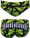 Turbo Carpa Warrior Zwemslip Vert, Noir 4XL Homme