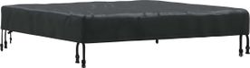 vidaXL Tafel Dekking 92 x 92 x 15 cm Vierkant Waterdicht Zwart
