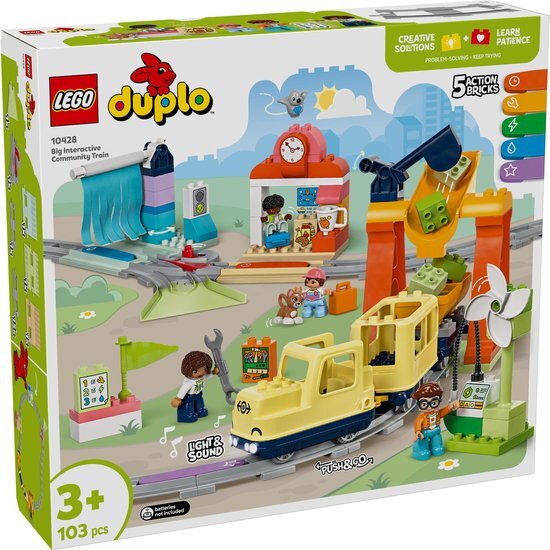 LEGO - DUPLO LEGO DUPLO - Stad Grote interactieve buurttrein set - 10428