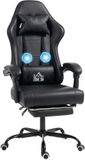 HOMCOM Gamingstoel - Zwart