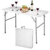 Plooitafel MaxxGarden Plooitafel, tuintafel, buitentafel, 120 x 60 x 74 cm (l x b x h), wit