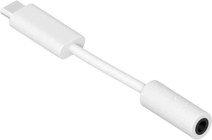 Sonos Audio Kabel - 0.1m - 3.5mm naar USB Type-C - Wit