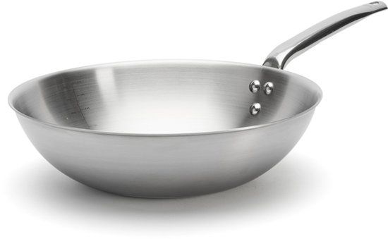 De Buyer Alchimy Wokpan - Ø 32cm - RVS - 4.5L - Geschikt voor alle warmtebronnen