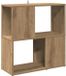 vidaXL Boekenkast 60x24x63 cm bewerkt hout artisanaal eikenkleur