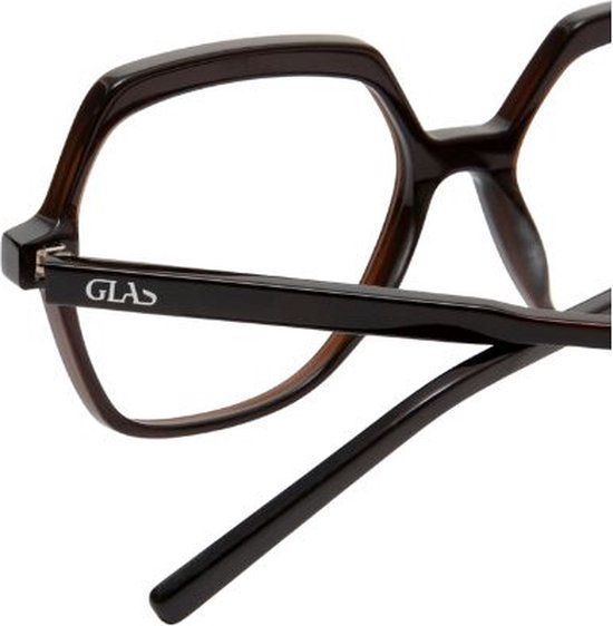 Wear Glas Andrea - Leesbril +3.50 - Bruin - Rechthoekig